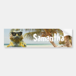 Personaliseer de zomervakantieband bumpersticker