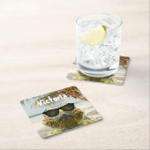 Personaliseer de zomervakantieband kartonnen onderzetters (Insitu)