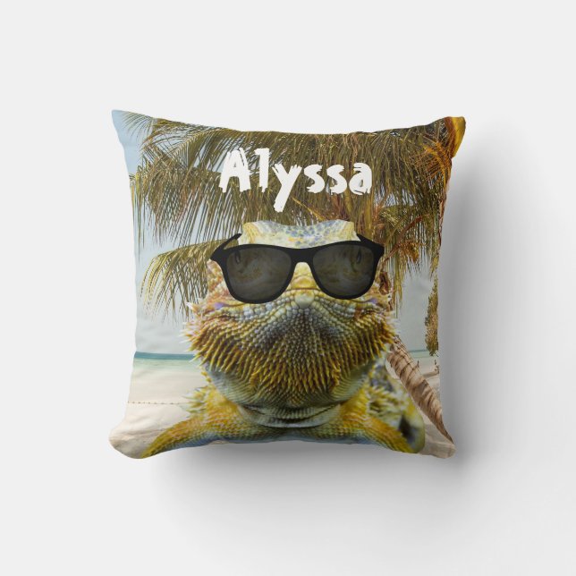 Personaliseer de zomervakantieband kussen (Voorkant)