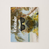 Personaliseer de zomervakantieband legpuzzel (Verticaal)