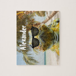 Personaliseer de zomervakantieband legpuzzel