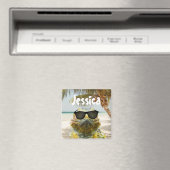 Personaliseer de zomervakantieband magneet (Insitu (Vaatwasser))