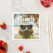 Personaliseer de zomervakantieband servet (Insitu)