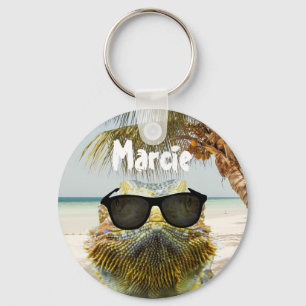 Personaliseer de zomervakantieband sleutelhanger