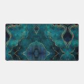 Personaliseer Desk Mat - Marmeren Gouden Aderen (Voorkant)