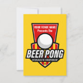 Personaliseer deze Beer Pong Logo (Voorkant)