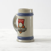 Personaliseer deze Beer Pong Logo Bierpul (Voorkant links)