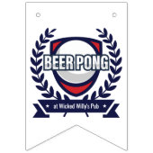 Personaliseer deze Beer Pong Logo Vlaggetjes (Tweede vlag)