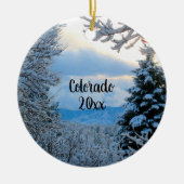 Personaliseer deze Colorado Snowflake Ornament Sto (Voorkant)