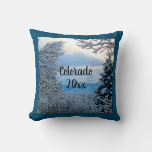 Personaliseer deze Colorado Snowflake Ornament Sto Kussen