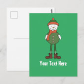 Personaliseer deze Cool Snowman Briefkaart (Voorkant / Achterkant)