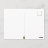 Personaliseer deze Cool Snowman Briefkaart (Achterkant)