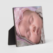 Personaliseer deze foto Plaque van Baby Fotoplaat (Voorkant)