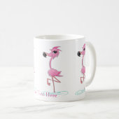 Personaliseer Deze Fun Flamingo Mok (Voorkant rechts)