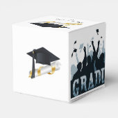 PERSONALISEER DEZE Graduation Cap en Diploma Bedankdoosjes (Achterkant)
