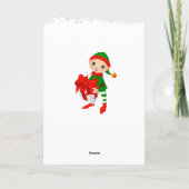 Personaliseer deze kerst Kaart met jouw naam (Achterkant)