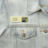 Personaliseer deze Leuke Boerderij Animal Goat Naamplaatje (In situ)