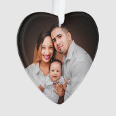 Personaliseer deze leuke Hart Ornament Keepsake (voorkant)
