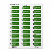 Personaliseer deze Lucky Golfer Hole in One-ontwer Etiket (Full Sheet)