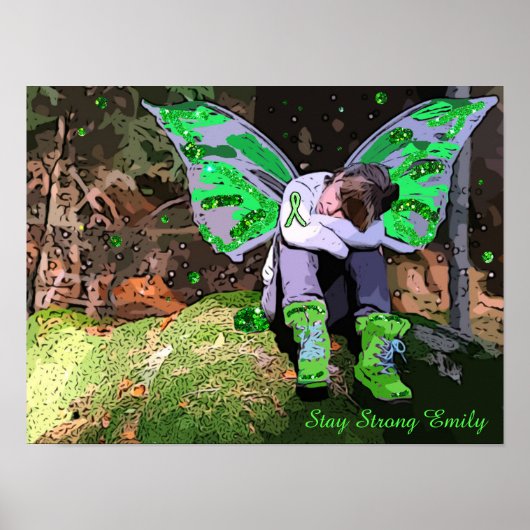 Personaliseer deze Lyme Disease Warrior poster (Voorkant)