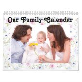 Personaliseer deze "Onze Familie" Kalender (Hoes)