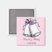 Personaliseer deze Roze Bindende Magneten (Voorkant / Achterkant)