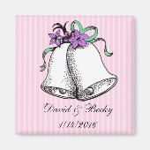 Personaliseer deze Roze Bindende Magneten (Voorkant)