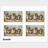 Personaliseer deze schattige  Puppy Stickers (Vel)