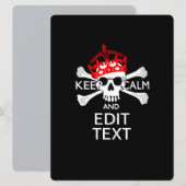 Personaliseer deze tekst Blijf Kalme Kruisbeendere (Voorkant / Achterkant)