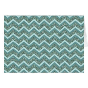 Personaliseer deze Wintertaling schitteren Zigzag