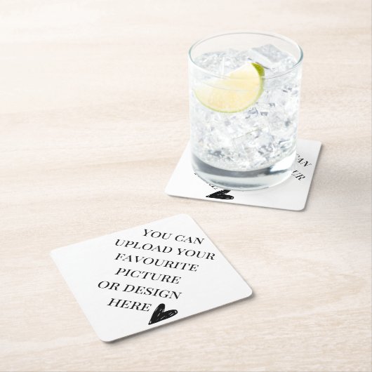 Personaliseer diamant kartonnen onderzetters (Insitu)