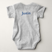 Personaliseer dierlijk Beer in de openlucht Romper (Achterkant)