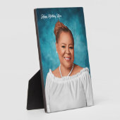 Personaliseer digitaal olieverfgeschenk voor je mo fotoplaat (Zijkant)