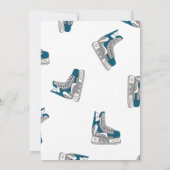 Personaliseer Digitale Hockey Verjaardagsfeestje Kaart (Achterkant)