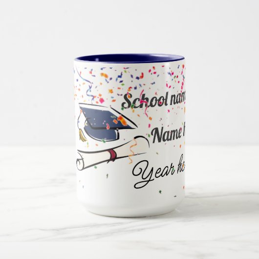 Personaliseer Diploma Ballon Mok (Midden)