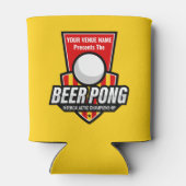 Personaliseer dit Beer Pong Logo Blikjeskoeler (Achterkant)