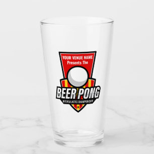 Personaliseer dit Beer Pong Logo Glas