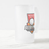 Personaliseer dit Beer Pong Logo Matglas Bierpul (Voorkant rechts)