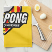 Personaliseer dit Beer Pong Logo Theedoek (Quarter Fold)
