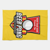 Personaliseer dit Beer Pong Logo Theedoek (Horizontaal)