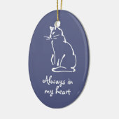 Personaliseer dit Cat Memorial Ornament (Links)