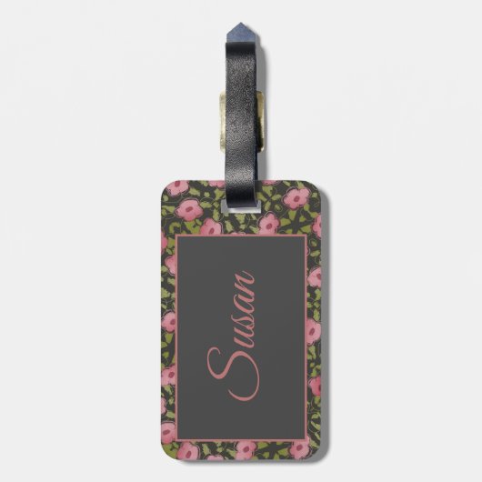 Personaliseer dit geweldige Bagagelabel (Achterkant verticaal)