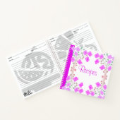 Personaliseer dit heldere, roze, blote recept boek (Binnen)