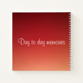 Personaliseer dit kleine dagboek Notitieboek (Achterkant)