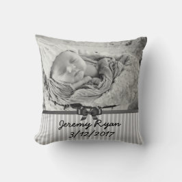 Personaliseer dit kussen met de foto van je baby!