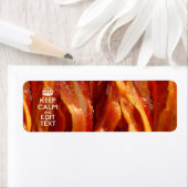Personaliseer dit met Keep Calm en Sissende Bacon Etiket (Insitu)