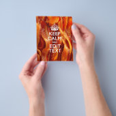 Personaliseer dit met Keep Calm en Sizzling Bacon Flyer (Hand)