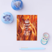 Personaliseer dit met Keep Calm en Sizzling Bacon Flyer (Enkel)