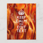 Personaliseer dit met Keep Calm en Sizzling Bacon Flyer (Voorkant)