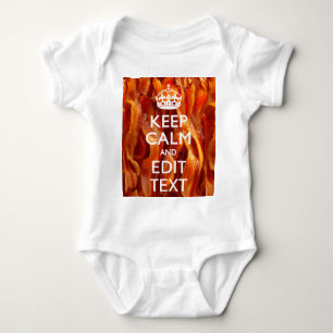 Personaliseer dit met Keep Calm en Sizzling Bacon Romper
